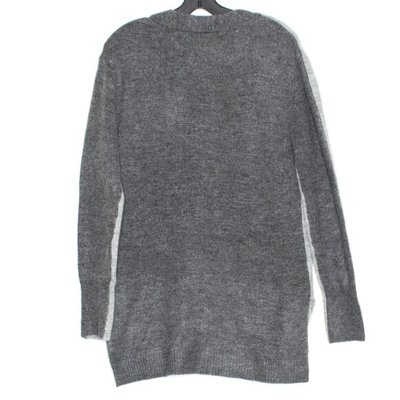 BB Dakota Steve Madden Cardigan Sweater Oversize Academia Preppy Gray Small IG - Picture 3 of 4